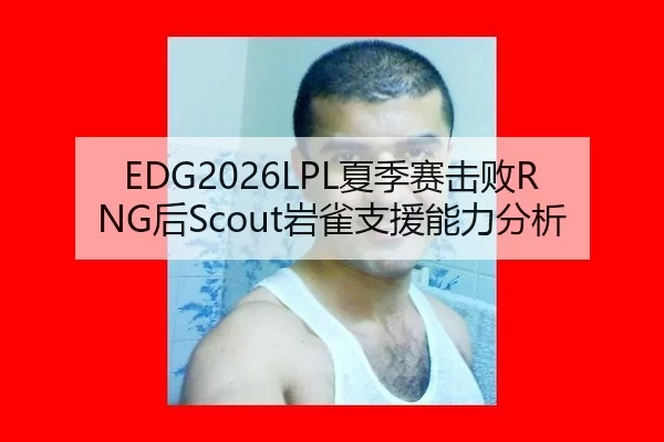 EDG2026LPL夏季赛击败RNG后Scout岩雀支援能力分析